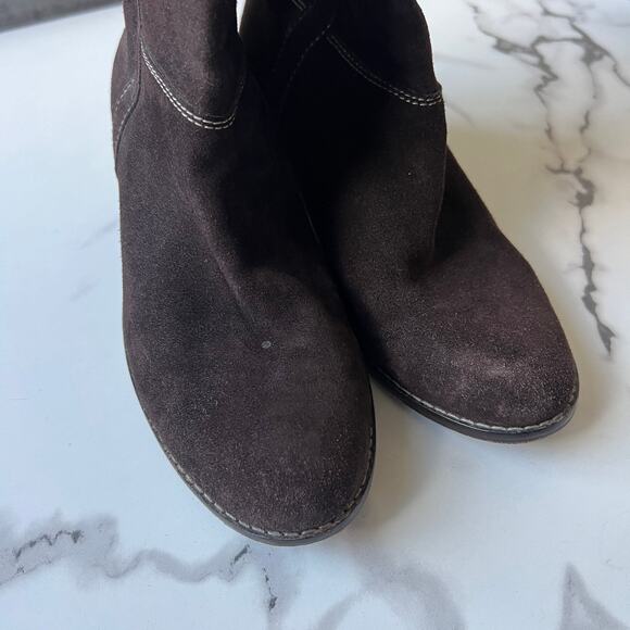 Michael Kors Dark Brown Ankle Boots - Picture 7 of 10